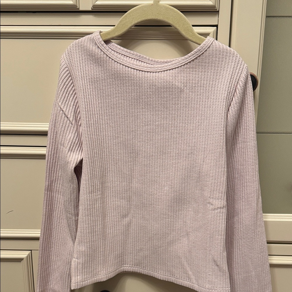 PacSun Light Pink Long Sleeve Kids Tee